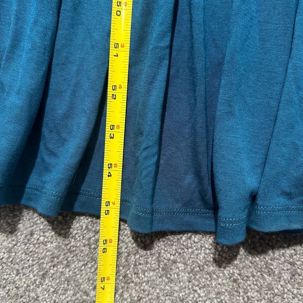 Torrid Supersoft Tiered Maxi Dress Women 1X 14/16 Blue V-Neck Adjustable Straps - Picture 5 of 11